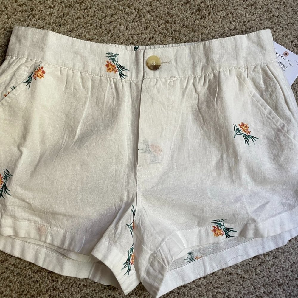 O'neill Big Girls'  Cotton/Linen Shorts,  Size 12